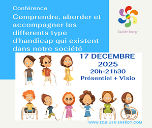 Comprendre aborder et accompagner les différents type handicap qui existent dans notre société